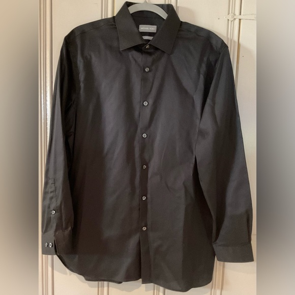 Men's Black Dress Shirt by  Michael Kors - Picture 1 of 5